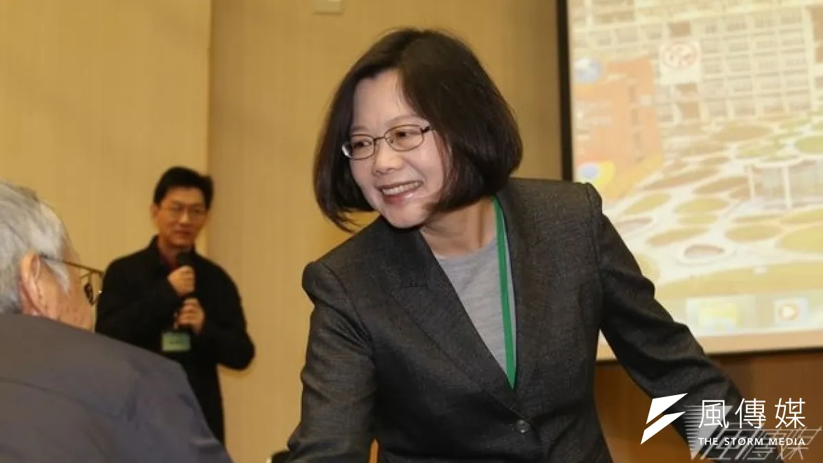 「時代力量」新政黨成立,民進黨主席蔡英文表示祝福。(資料照/楊子磊攝)