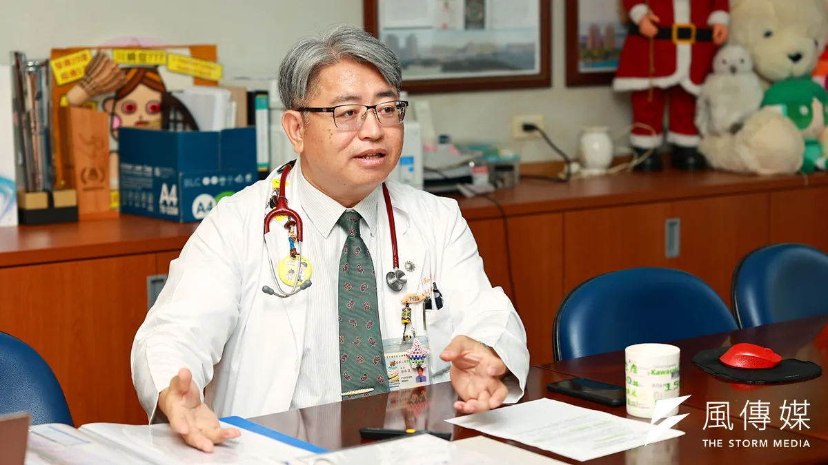圖說:高雄長庚紀念醫院川崎症中心郭和昌教授依照診斷3000位川崎症病童經驗,與團隊研發科技新工具。 圖說:高雄長庚紀念醫院川崎症中心郭和昌教授依照診斷3000位川崎症病童經驗,與團隊研發科技新工具。