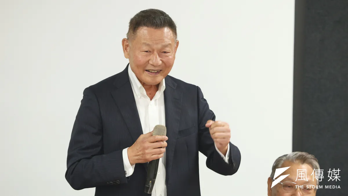 前國安局長李翔宙17日出席「川習會對台灣的機會與挑戰」座談會。(顏麟宇攝)