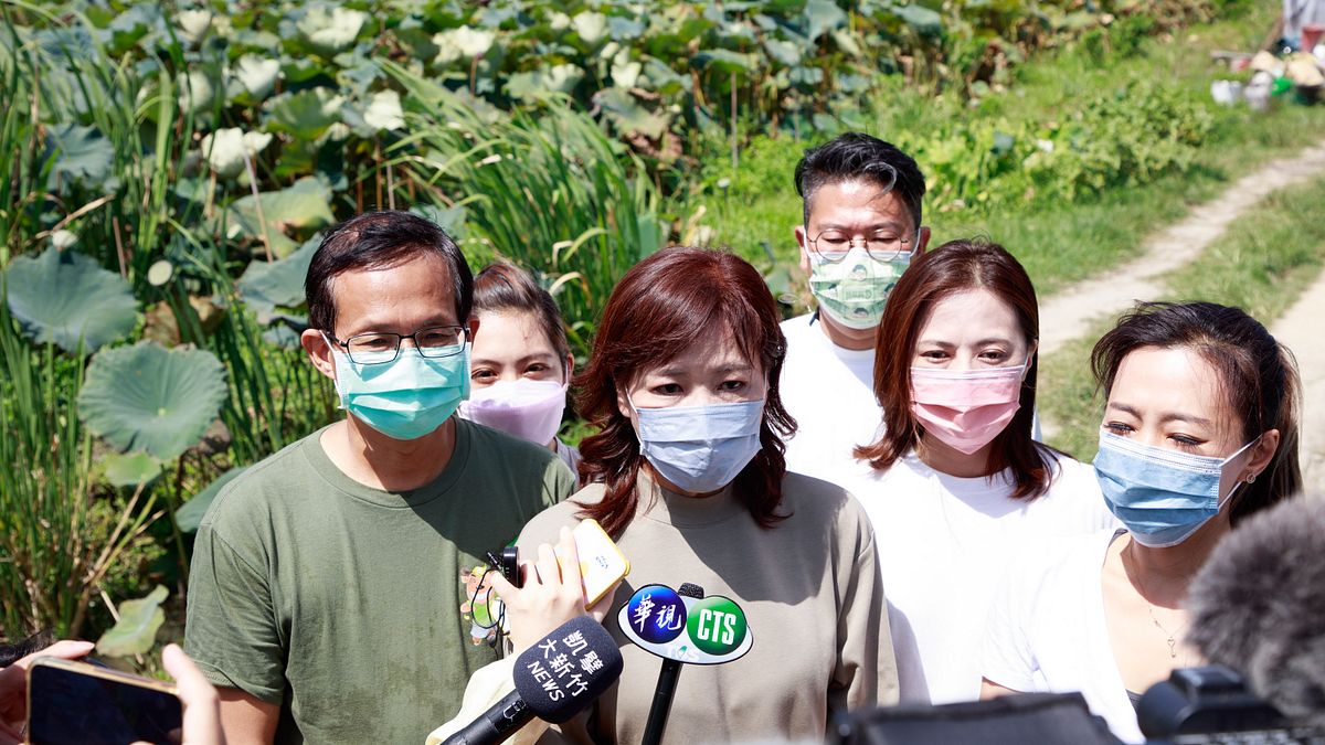 民進黨新竹市長候選人沈慧虹批評對手高虹安。(沈慧虹總統部提供) 民進黨新竹市長候選人沈慧虹批評對手高虹安。(沈慧虹總統部提供)