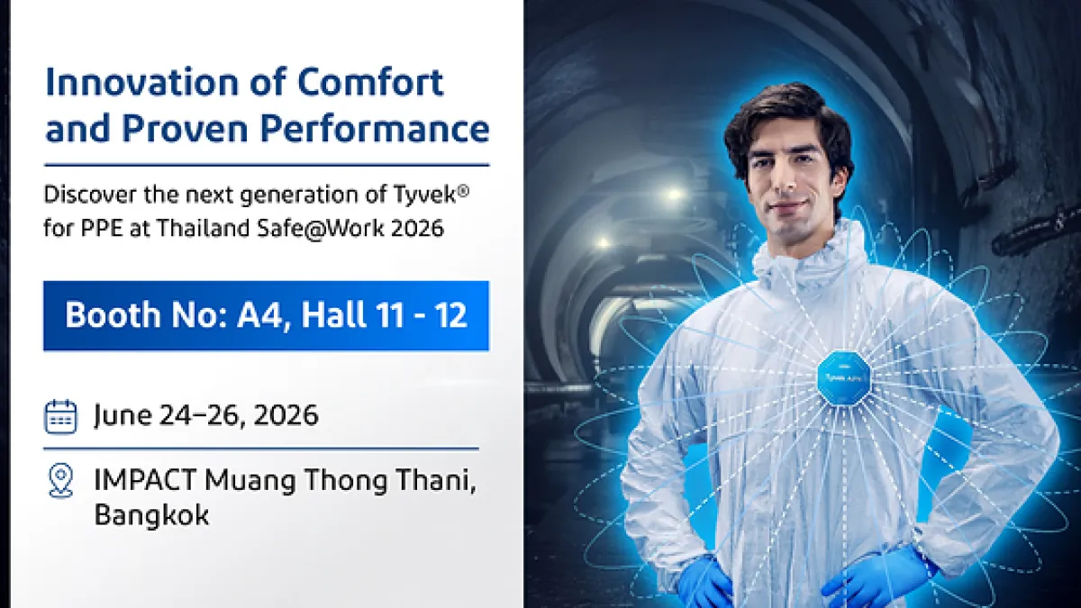 DuPont to Unveil New Tyvek® Innovation at Safe@Work 2026 in Thailand