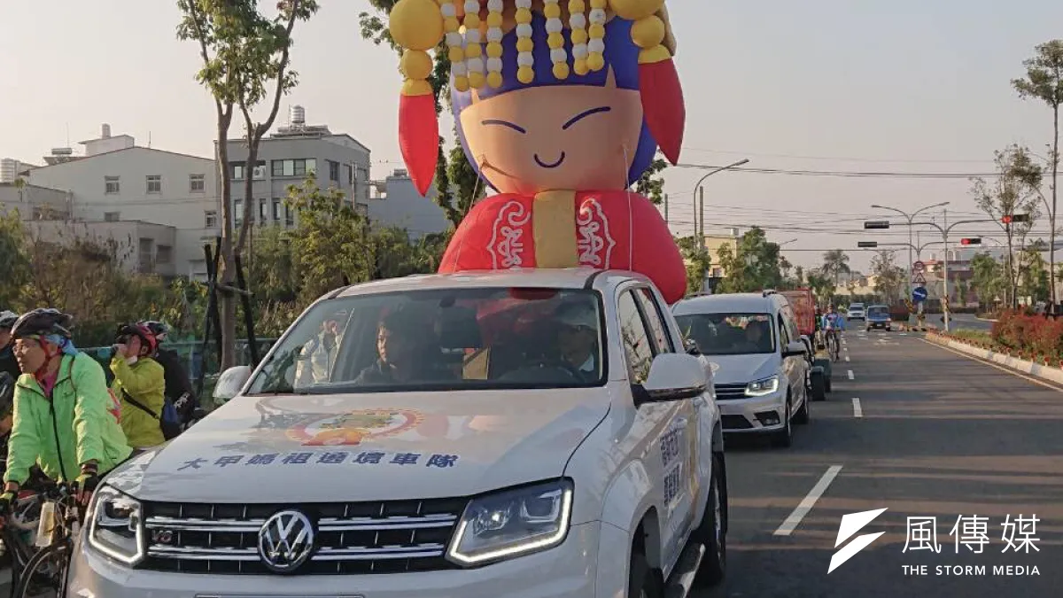 台中市府運動局跟六大宮廟合作,透過單車活動,讓民眾認識宮廟文化。(圖/台中市政府)