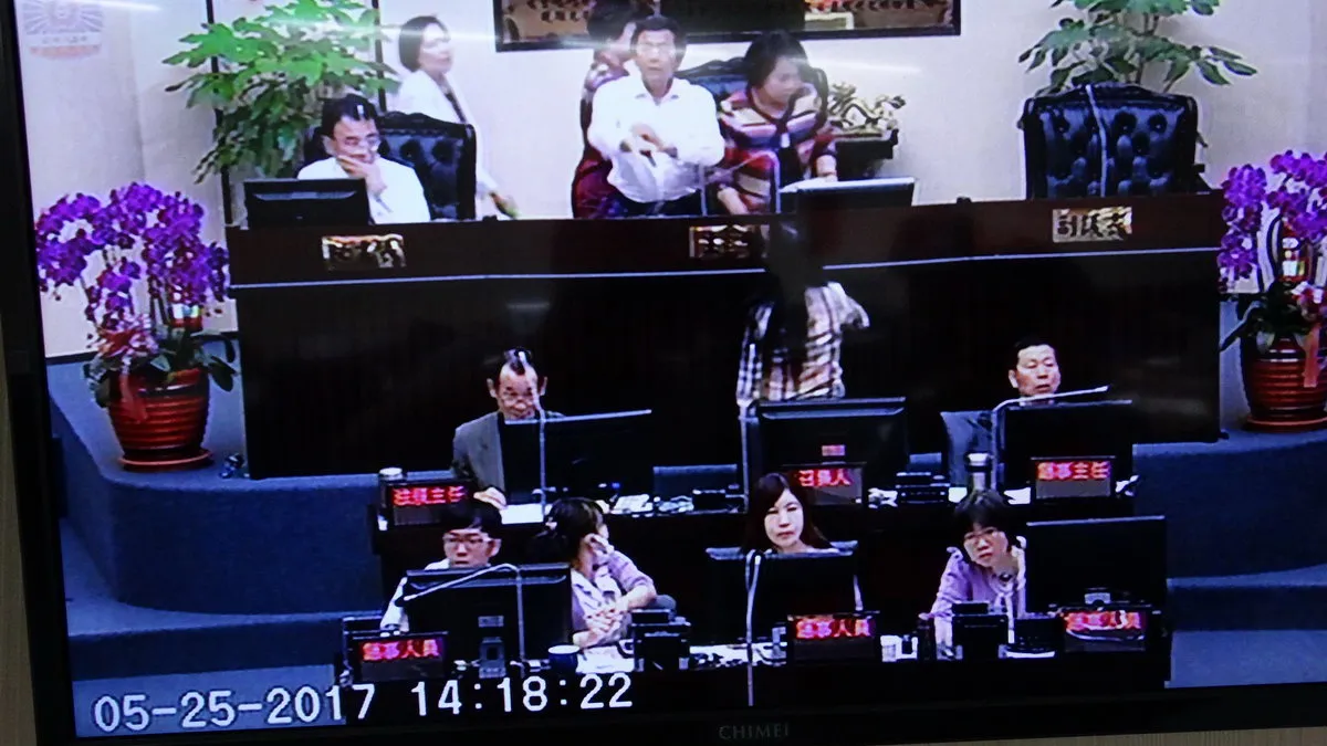 陳朝來杯葛議事進行 台南市議會散會收場