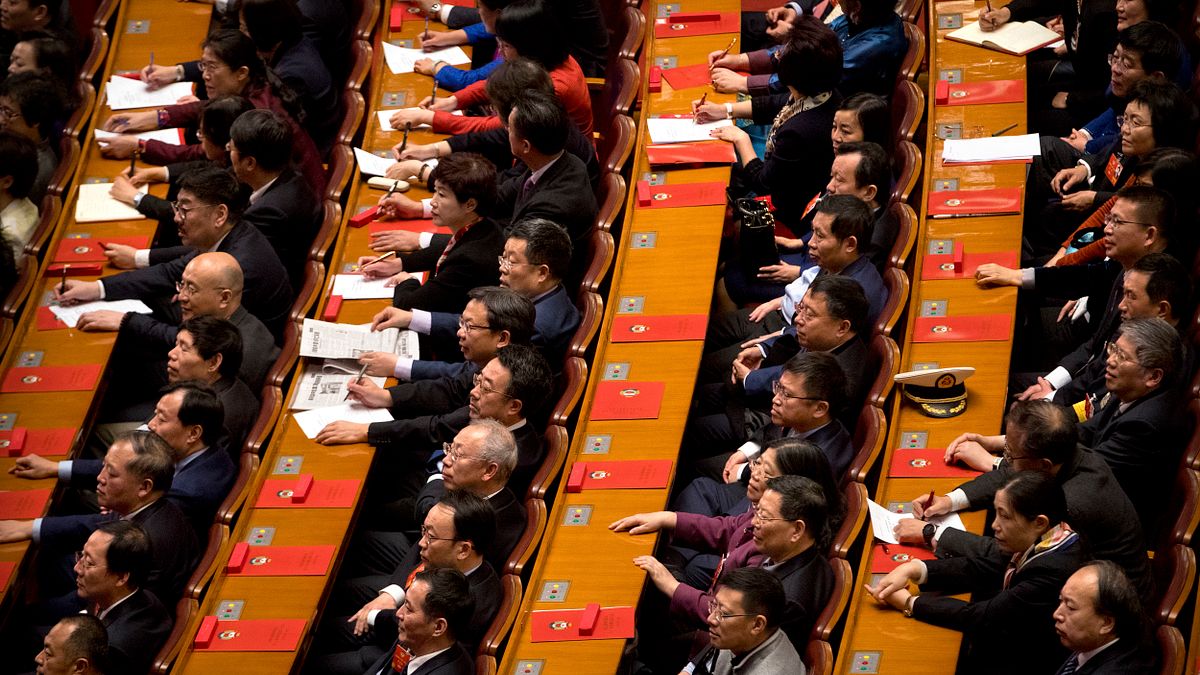 中國召開人大及政協兩會,且有「台灣省代表團」出席人大會議(AP) 中國召開人大及政協兩會,且有「台灣省代表團」出席人大會議(AP)