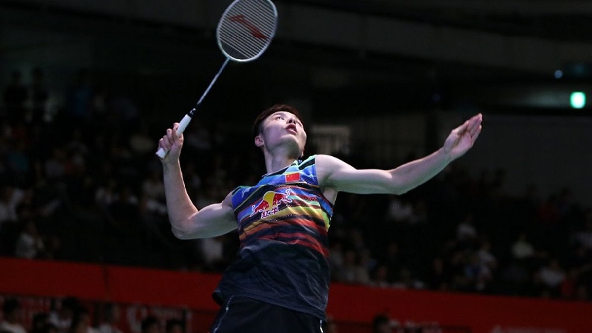 石宇奇在年終賽決賽以直落二扳倒桃田賢斗,終止對戰3連敗。 (資料照,圖片取自BWF官網) 石宇奇在年終賽決賽以直落二扳倒桃田賢斗,終止對戰3連敗。 (資料照,圖片取自BWF官網)