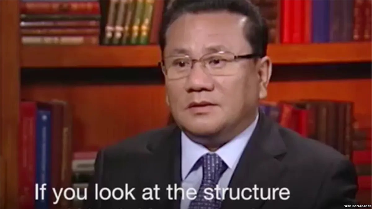 脫北高官李正浩。(美國之音)