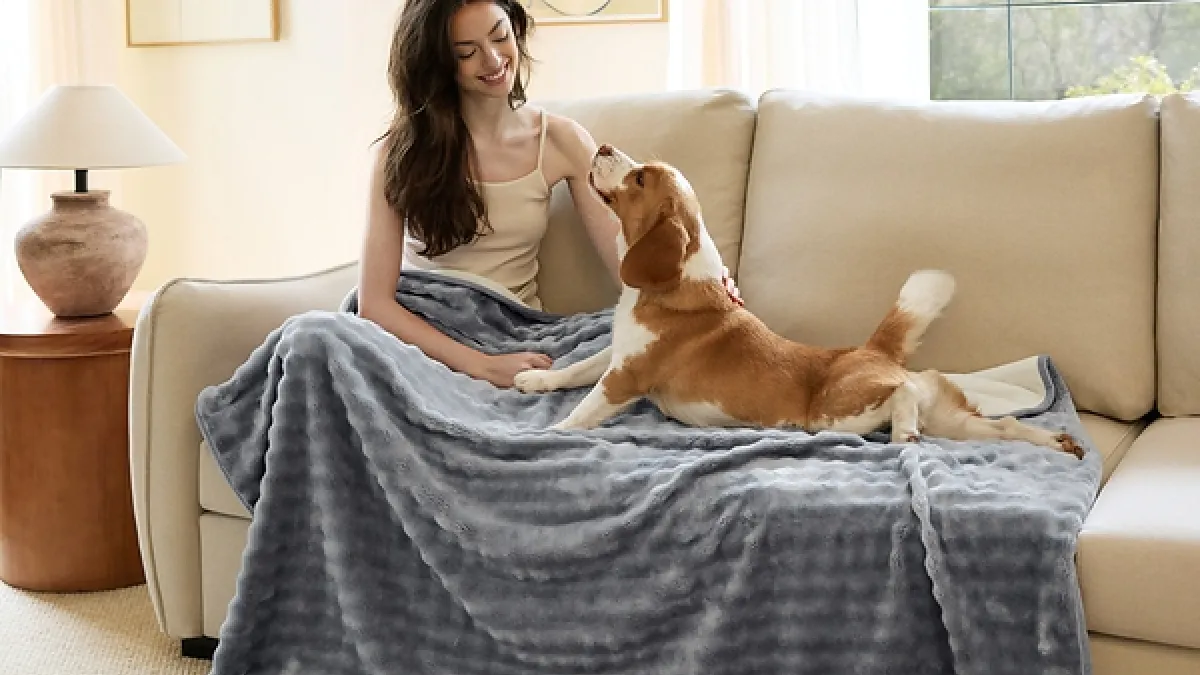 Bedsure Introduces the Bubble Waterproof Blanket. Protection Never Felt This Soft.