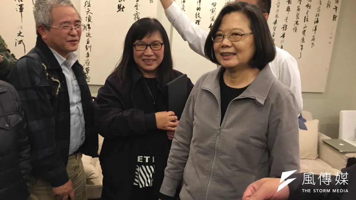 針對行政院長賴清德去意甚堅,總統蔡英文(見圖)28日表示,她是有跟黨、廣泛的都談過,黨的共同意見,都是賴清德留下來,對政局是好的,對政策延續、對國家發展都好。(顏振凱攝)