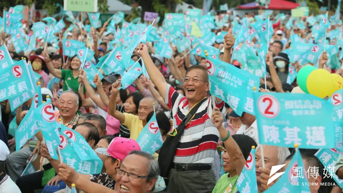 台灣民意基金會13日公布最新民調,擁有現任四都九縣市的民進黨獲24.2%支持率,低於國民黨約9.7個百分點。(資料照,新新聞柯承惠)