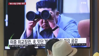 北韓領導人金正恩。(AP)