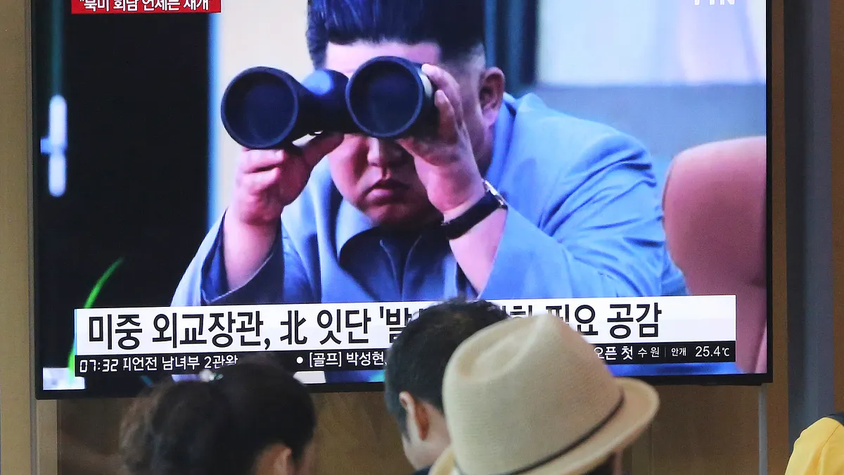 北韓領導人金正恩。(AP)