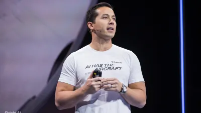 Shield AI的創辦人曾國光因在美國海軍服役的經驗,讓他決心投入軍用無人機產業。(資料照,取自Shield AI/X)