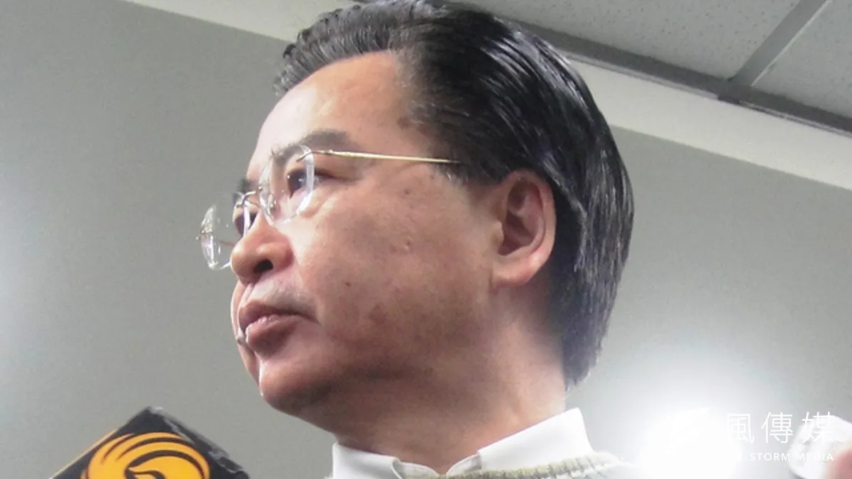 民進黨政策會執行長吳釗燮7日指出,凍結台獨黨綱沒有納入9日的民進黨中國事務委員會議程。(王立柔攝)