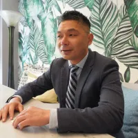 許毓仁四月待美國智庫訪團來台,針對國防預算議題在台灣進行一連串拜會活動。(張渝萍攝) 許毓仁四月待美國智庫訪團來台,針對國防預算議題在台灣進行一連串拜會活動。(張渝萍攝)
