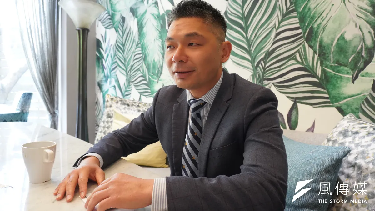 許毓仁四月待美國智庫訪團來台,針對國防預算議題在台灣進行一連串拜會活動。(張渝萍攝)