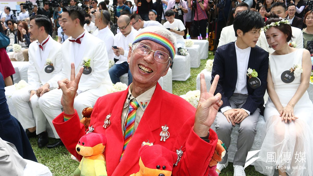 近來因為國民黨立委林奕華站台引發風波,同志運動先驅祁家威(見圖)9日晚間在臉書開直播現身說法。(資料照,蔡親傑攝) 近來因為國民黨立委林奕華站台引發風波,同志運動先驅祁家威(見圖)9日晚間在臉書開直播現身說法。(資料照,蔡親傑攝)