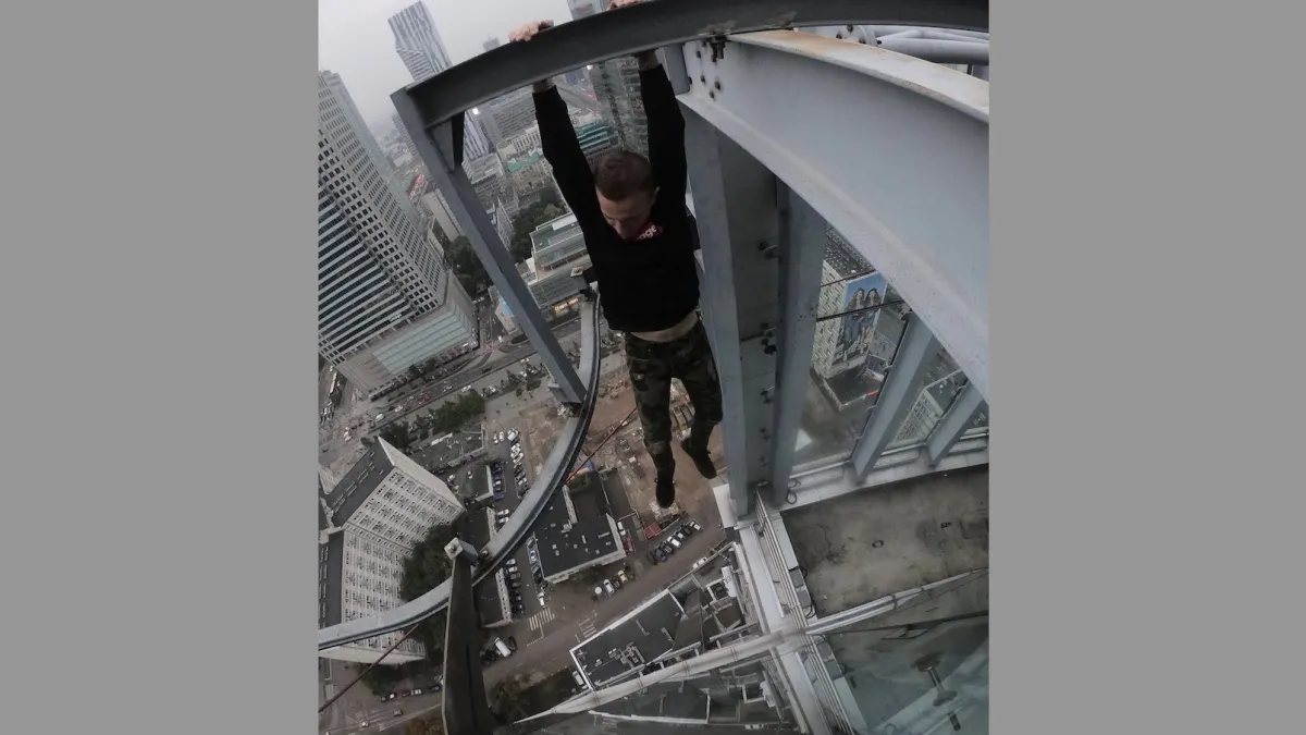 高空極限運動家盧西迪在香港墜樓身亡。(翻攝盧西迪IG)