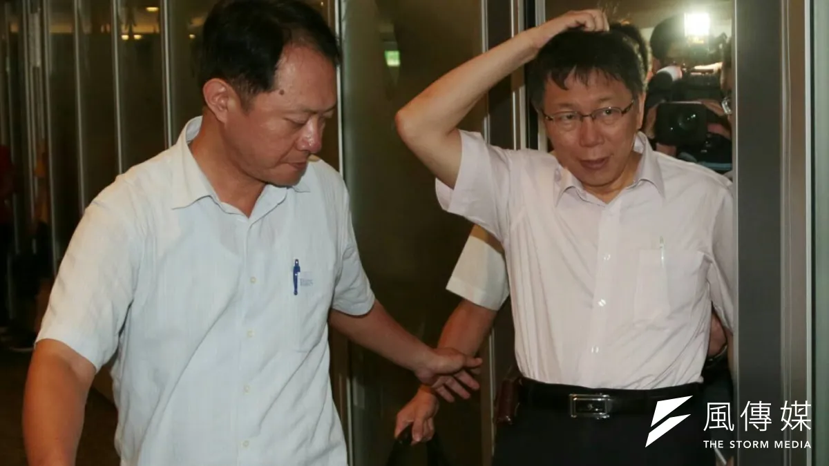 台北市政府要求大巨蛋限期改善今日截止,台北市長柯文哲今日不願多透露北市府方案。(資料照片,余志偉攝)