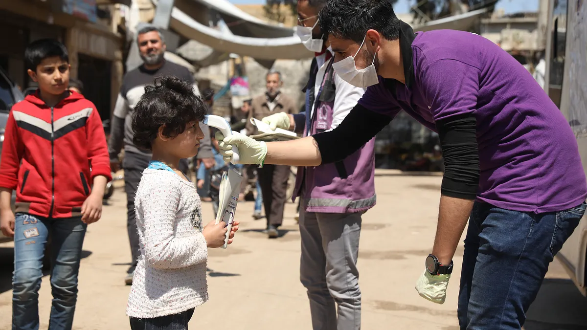 敘利亞西北部伊德利卜省(Idlib)百萬難民面臨新冠肺炎疫情威脅(美聯社)