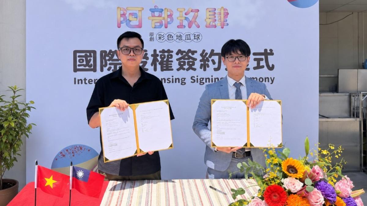 台灣彩色地瓜球進軍越南市場 阿部玖肆完成授權簽約開啟國際布局