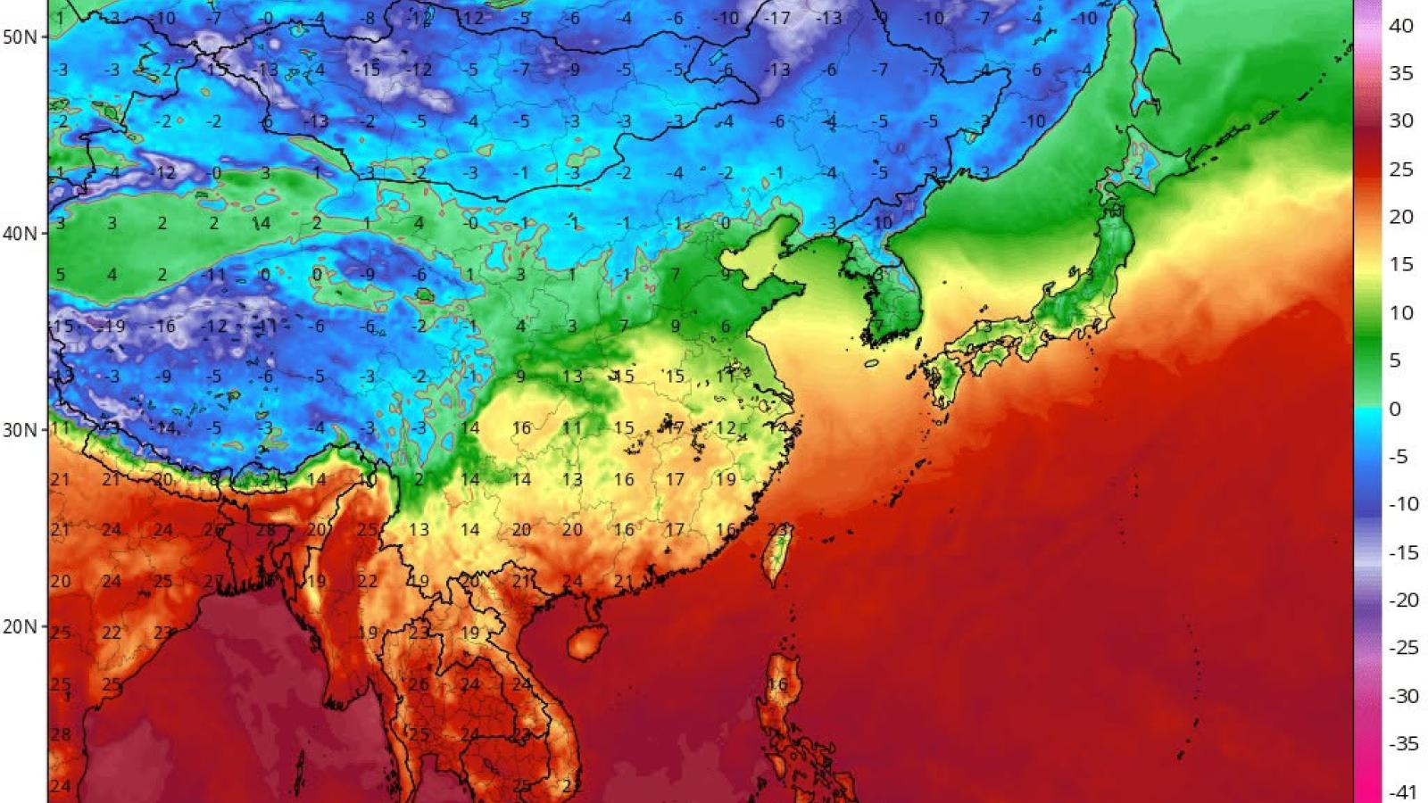 0度線出現了!鄭明典:北方冷空氣開始活躍 明低溫探17度、這天起2波東北季風接力