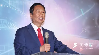 鴻海創辦人郭台銘4月5日宣布參選總統,與新北市長侯友宜競爭國民黨提名。(資料照片,顏麟宇攝)