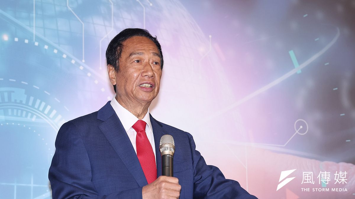 鴻海創辦人郭台銘4月5日宣布參選總統,與新北市長侯友宜競爭國民黨提名。(資料照片,顏麟宇攝) 鴻海創辦人郭台銘4月5日宣布參選總統,與新北市長侯友宜競爭國民黨提名。(資料照片,顏麟宇攝)