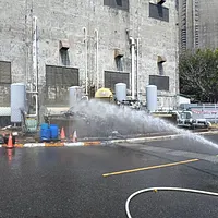 台湾電力の第三原子力発電所の火災現場。(台湾電力提供) 台湾電力の第三原子力発電所の火災現場。(台湾電力提供)