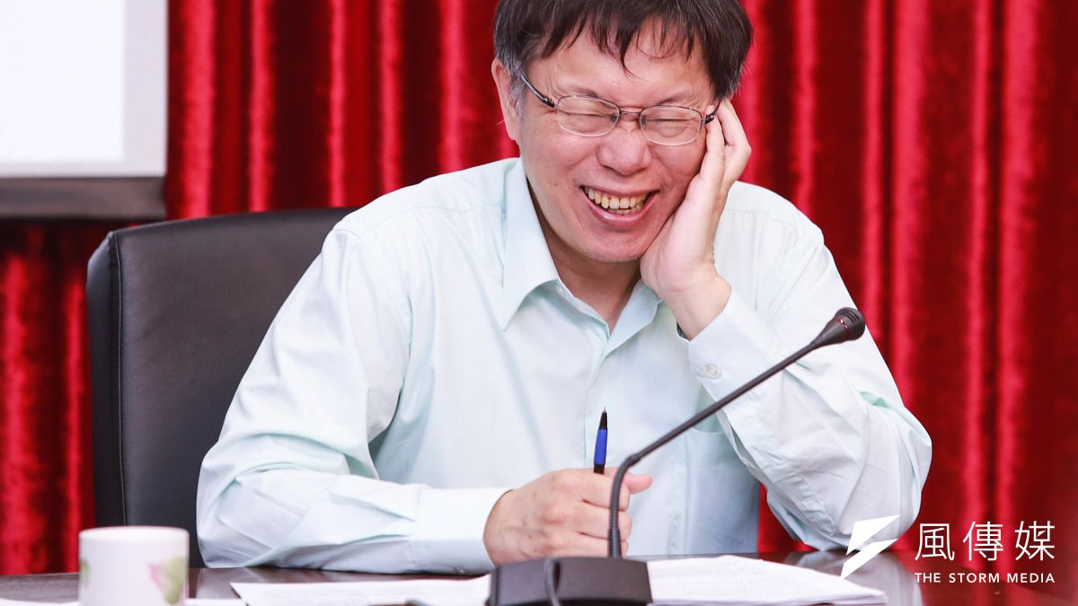 柯文哲的兩岸政策談話獲得北京肯定,在此壓力下,促使國民黨主席朱立倫親自帶隊出席國共論壇。(資料照,林韶安攝) 柯文哲的兩岸政策談話獲得北京肯定,在此壓力下,促使國民黨主席朱立倫親自帶隊出席國共論壇。(資料照,林韶安攝)