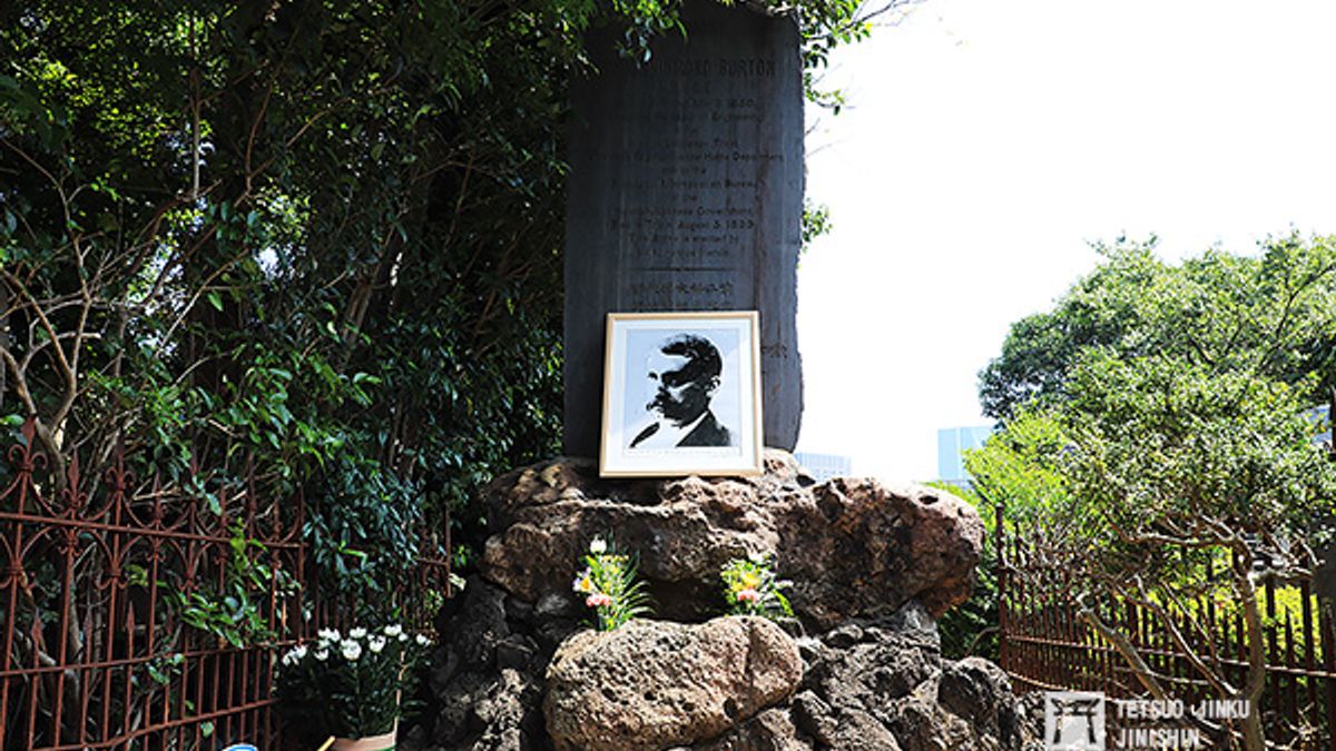 位於東京青山靈園的巴爾頓之墓(圖/想想論壇提供) 位於東京青山靈園的巴爾頓之墓(圖/想想論壇提供)