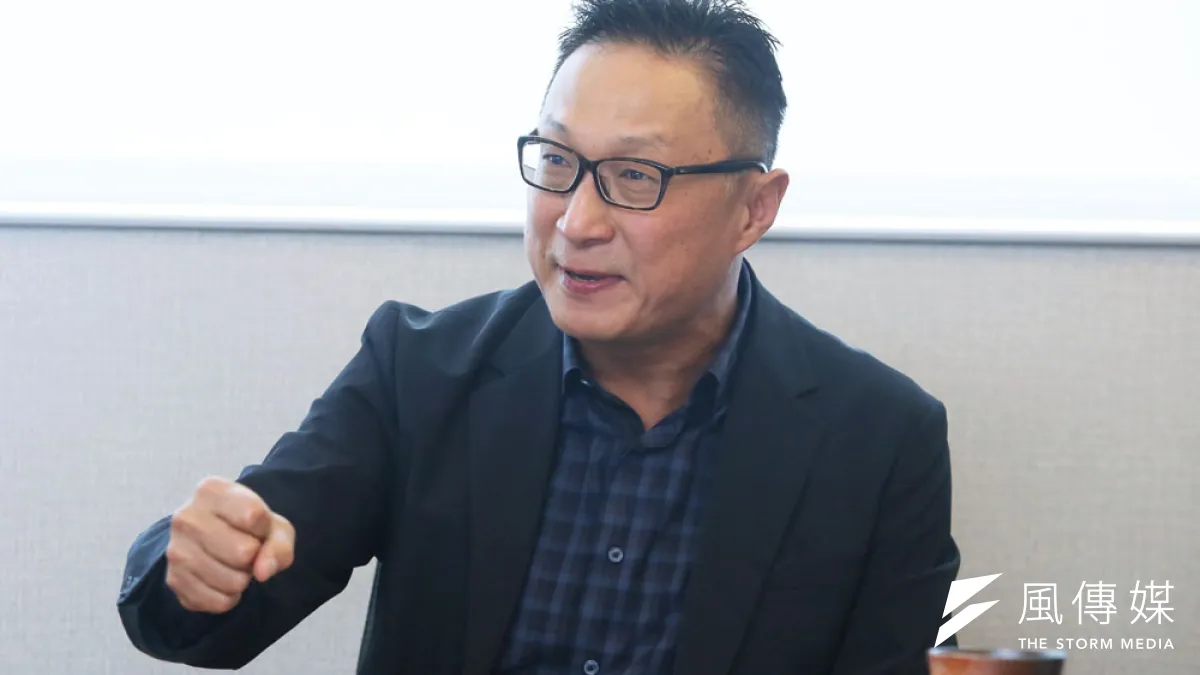 中信金控行政長高人傑說:「我們對棒球的夢想不只是贏球,而是透過對贏球的練習,凝聚共識,追尋更美好生活。」(柯承惠攝)