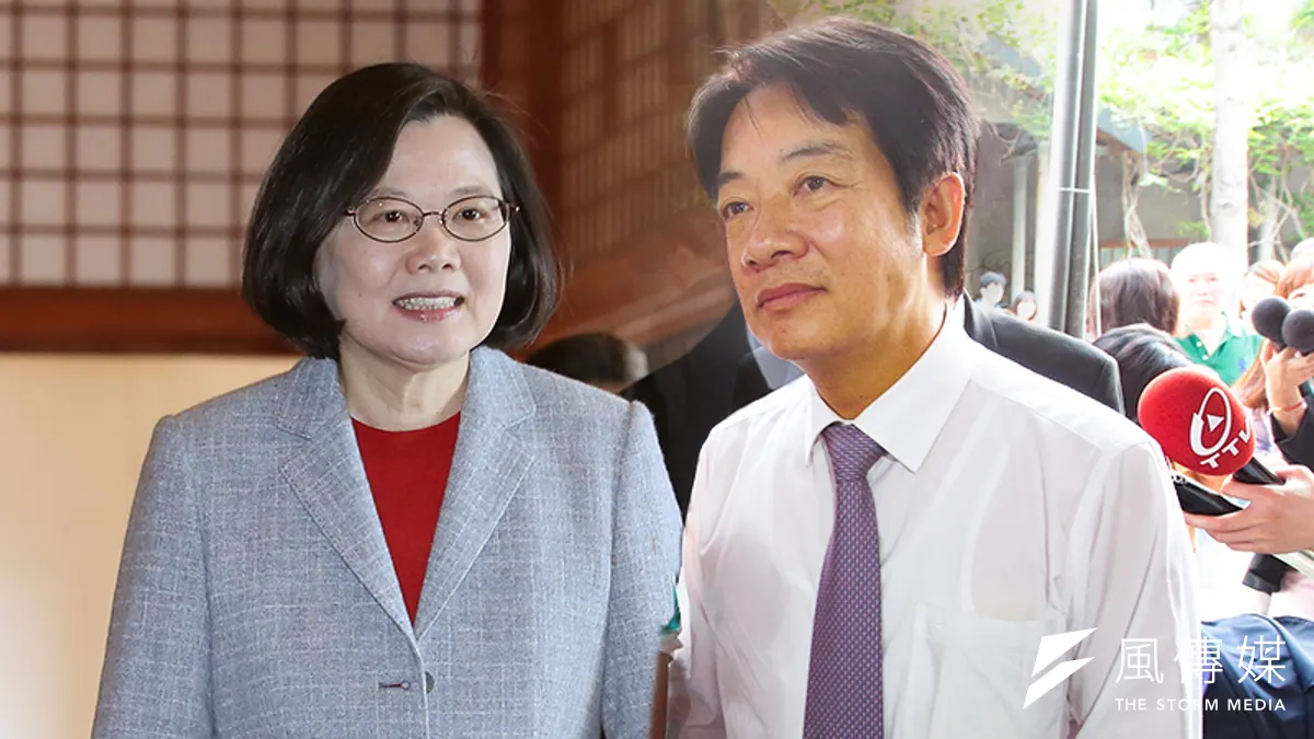 蔡英文(柯承惠攝)賴清德(顏麟宇攝)初選之爭,讓民進黨深陷風暴。