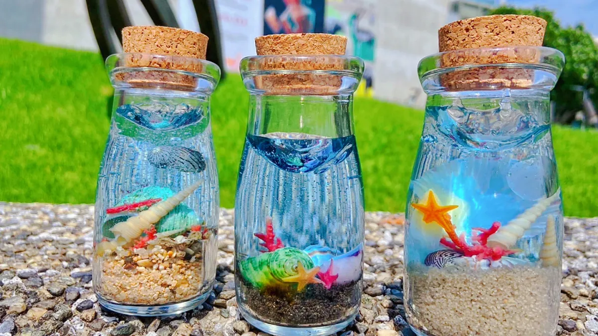 十三行博物館推出端午節限定「海好遊你-午日香氛瓶DIY」。(圖/新北市立十三行博物館)