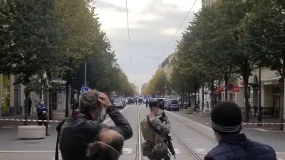 2020年10月29日,法國南部大城尼斯(Nice)發生持刀恐攻,造成至少3人慘死(AP)