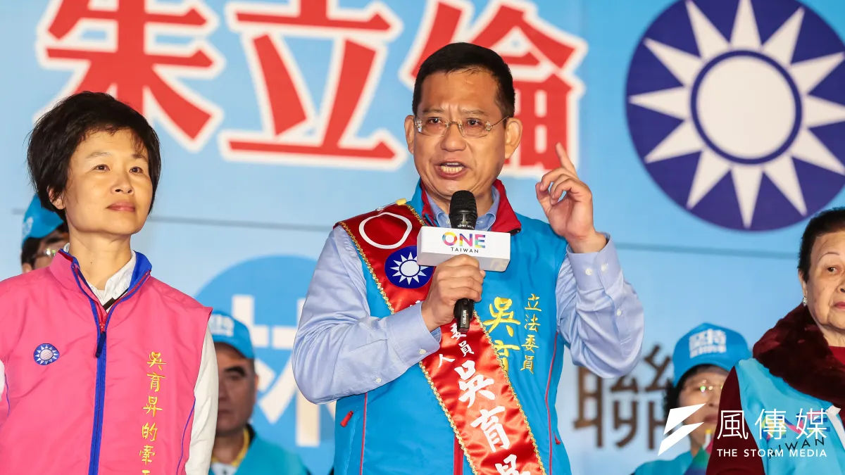 國民黨立委候選人吳育昇,16日在臉書要求與對手呂孫綾辯論。(資料照,顏麟宇攝)