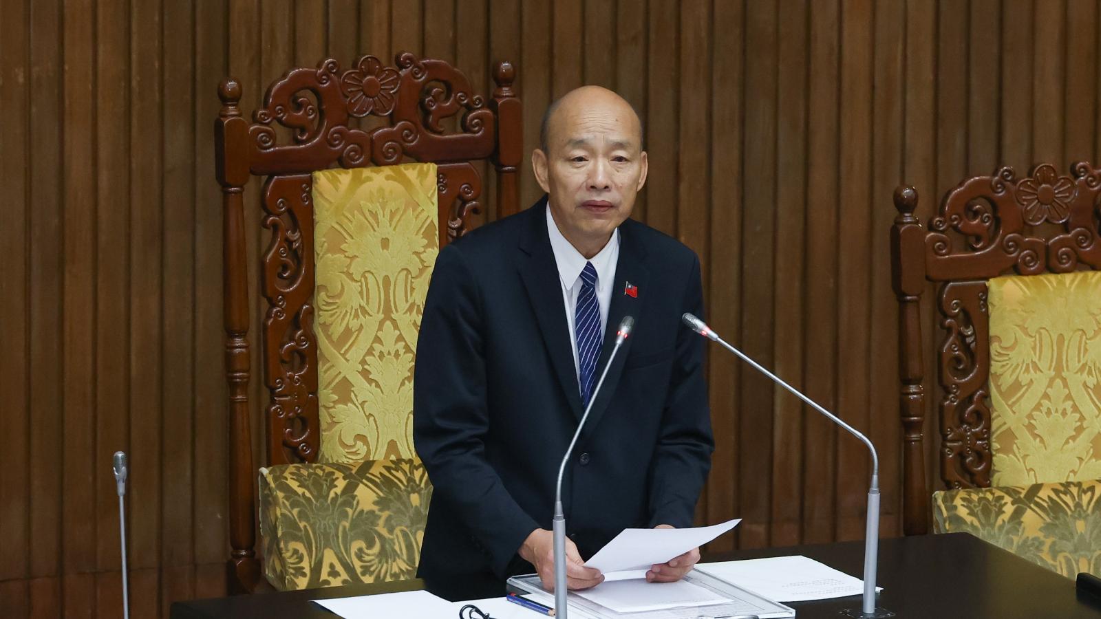 心結未解?傅崐萁見面突喊「韓總統好」 韓國瑜立馬妙答「這一句」