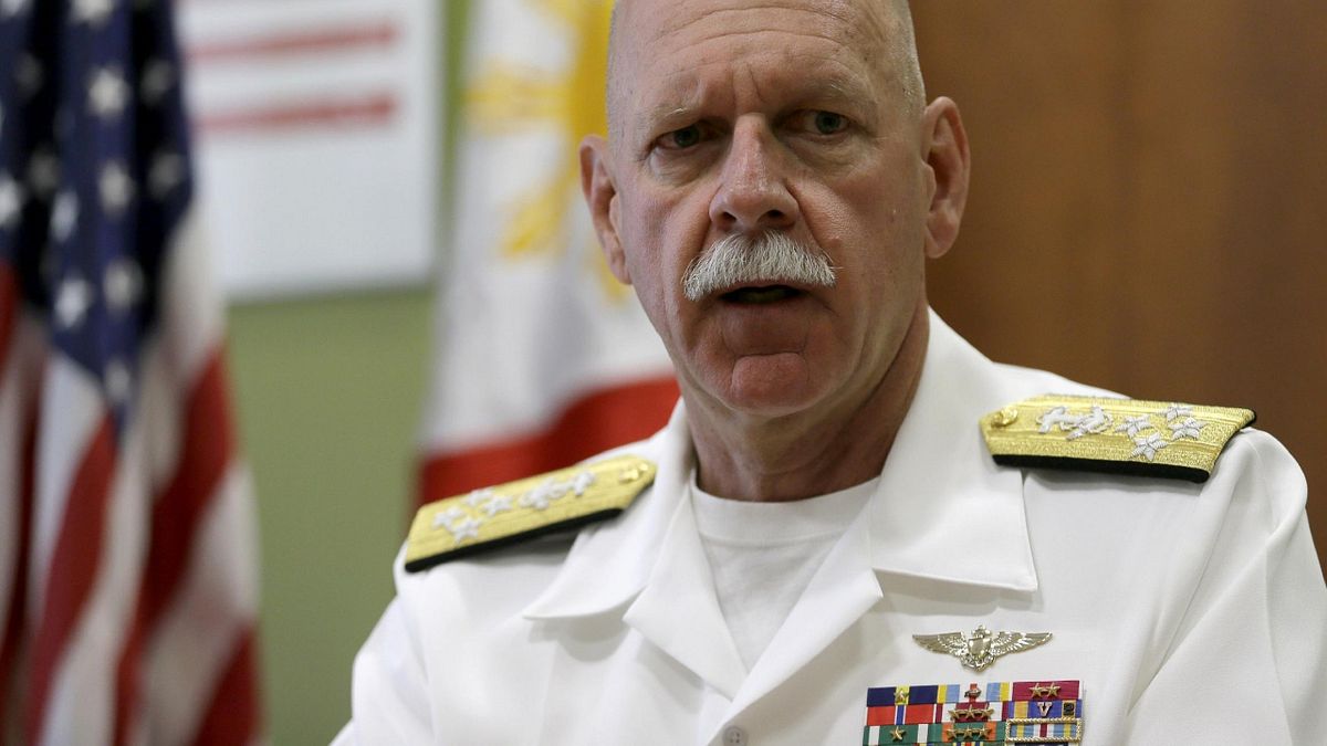 太平洋艦隊司令史考特•史威夫特上將(Admiral Scott Swift)(美聯社) 太平洋艦隊司令史考特•史威夫特上將(Admiral Scott Swift)(美聯社)