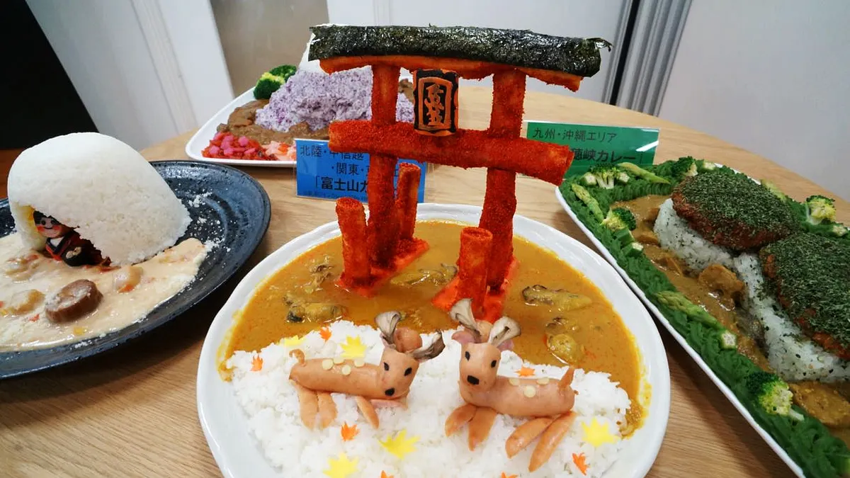 日本新創意,巧手打造景點咖哩飯 (圖/ webmemo.biz) 日本新創意,巧手打造景點咖哩飯 (圖/ webmemo.biz)