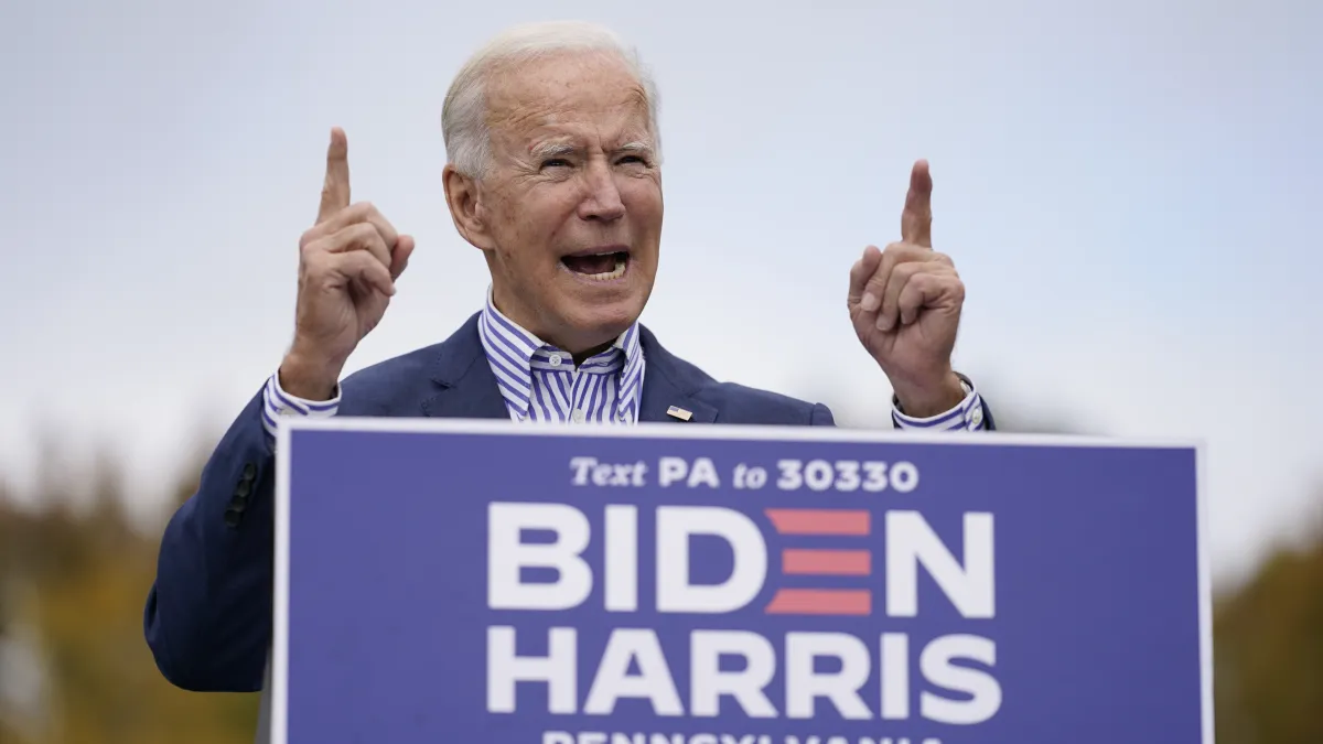 2020美國總統大選:民主黨候選人拜登在賓州造勢(AP)