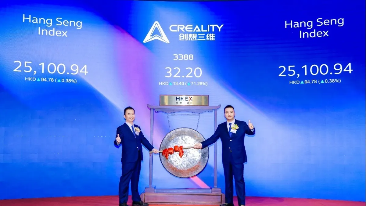 Creality 3D Successfully Listed in Hong Kong
