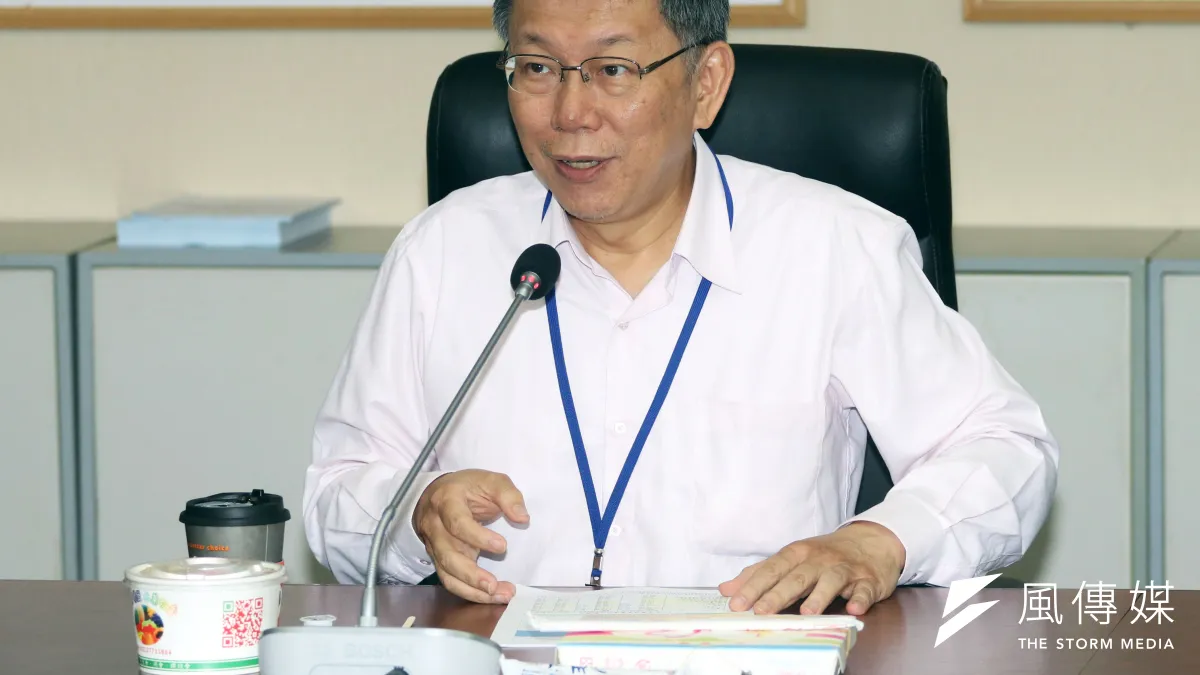 台北市長柯文哲回應前競選大將姚立明對大巨蛋的質疑。(資料照片,蘇仲泓攝)