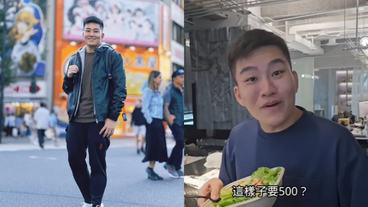 百萬YouTuber Joeman發布影片表示自己在外送平台上點到要價500元的生菜沙拉。(圖/翻攝自Joeman IG、 YouTube)