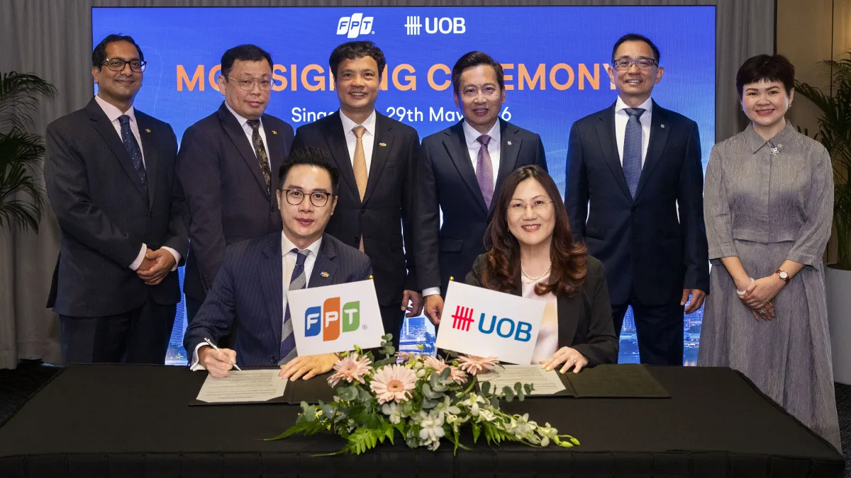 UOB and FPT sign MoU to advance AI, technology transformation and financial innovation opportunities