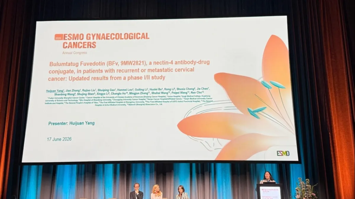 Mabwell Presents Clinical Results of Nectin-4-Targeting ADC 9MW2821 at 2026 ESMO Gynaecological Cancers Congress
