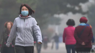霧霾依舊是北京面臨的一大難題。(德國之聲)
