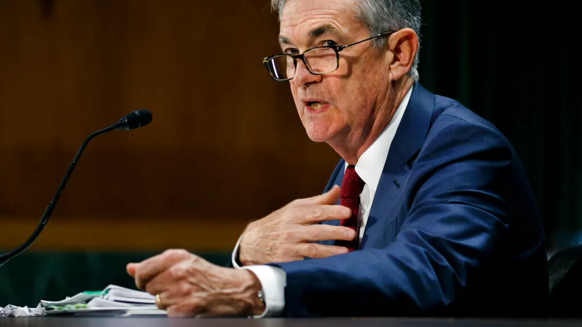 美國聯準會主席鮑威爾。(美聯社)