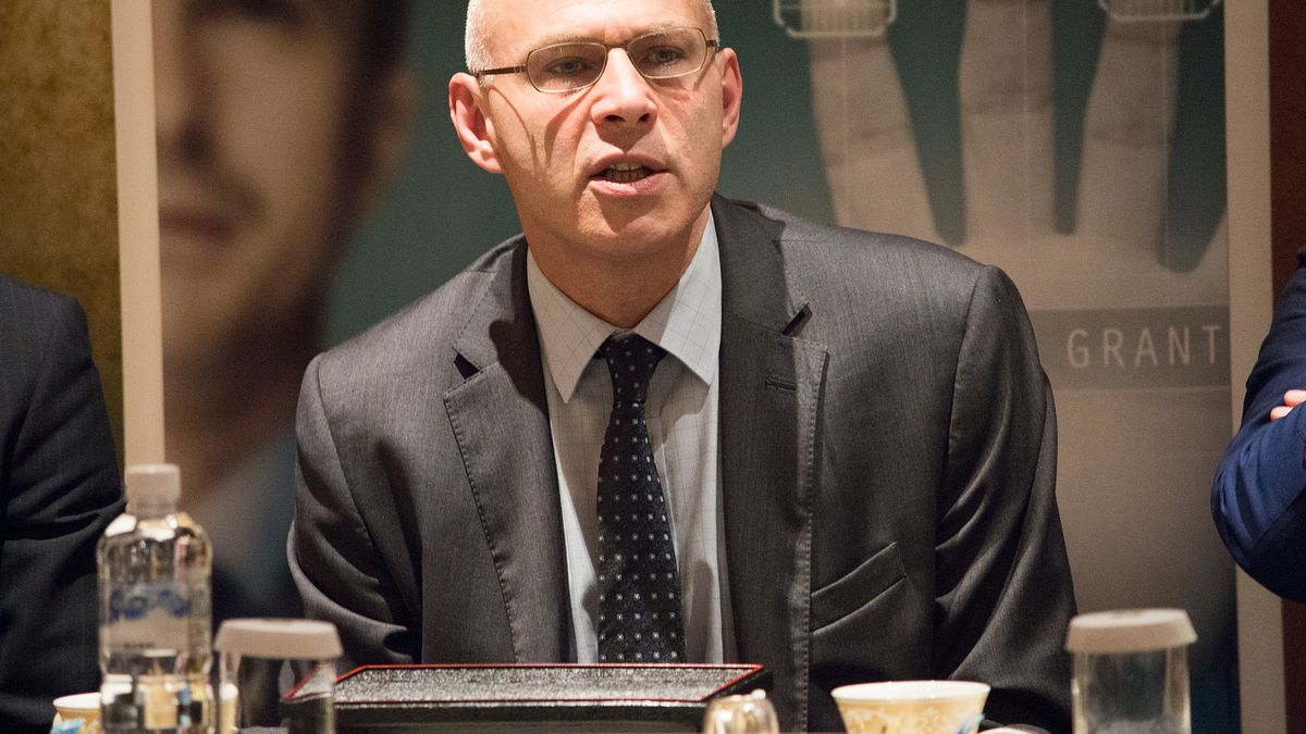 「死刑計劃組織」執行長雷紹爾(Saul Lehrfreund)6日指出,簽署ICCPR之後,台灣現在的思考不是要不要廢死,而是如何能達成廢死。(李振均攝) 「死刑計劃組織」執行長雷紹爾(Saul Lehrfreund)6日指出,簽署ICCPR之後,台灣現在的思考不是要不要廢死,而是如何能達成廢死。(李振均攝)