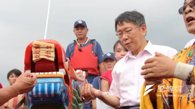 台北市長柯文哲拒絕批准分局長申誡懲處,表示不要為了數字管理而管理。(葉信菉攝)