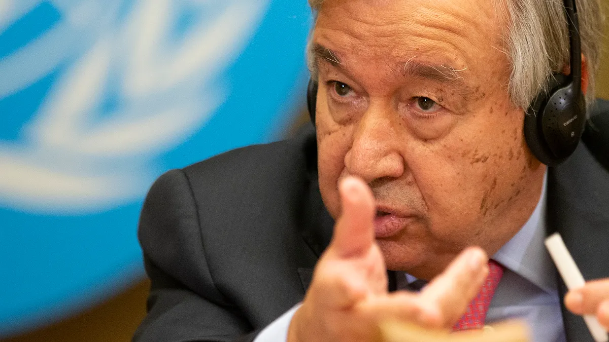 聯合國秘書長古特雷斯(Antonio Guterres)(AP)