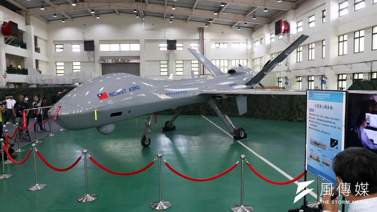 20221115-中科院15日進行無人機動靜態展示,圖為騰雲無人機。(蘇仲泓攝)